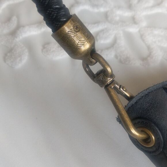 The Sak Indio SmokyBlack Leather Hobo Shoulder Bag - Picture 12 of 16